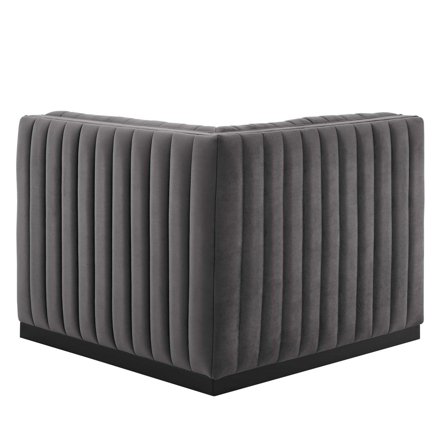 Conjure Channel Tufted Performance Velvet Right Corner Chair By Modway - EEI-5498 | Sofas | Modishstore - 15