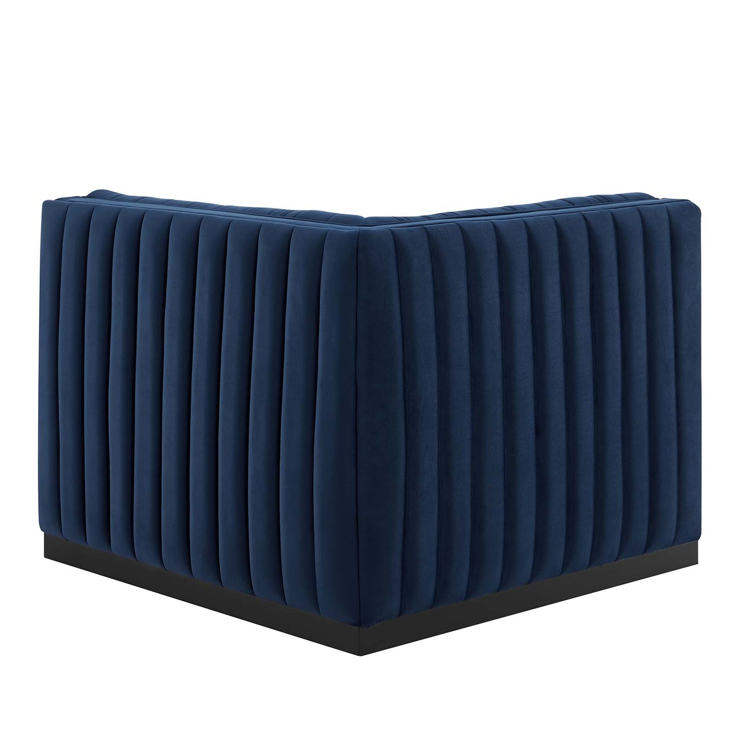 Conjure Channel Tufted Performance Velvet Right Corner Chair By Modway - EEI-5498 | Sofas | Modishstore - 21