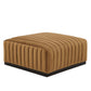 Conjure Channel Tufted Performance Velvet Ottoman By Modway - EEI-5500 | Ottomans | Modishstore - 2