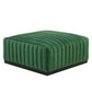 Conjure Channel Tufted Performance Velvet Ottoman By Modway - EEI-5500 | Ottomans | Modishstore - 7