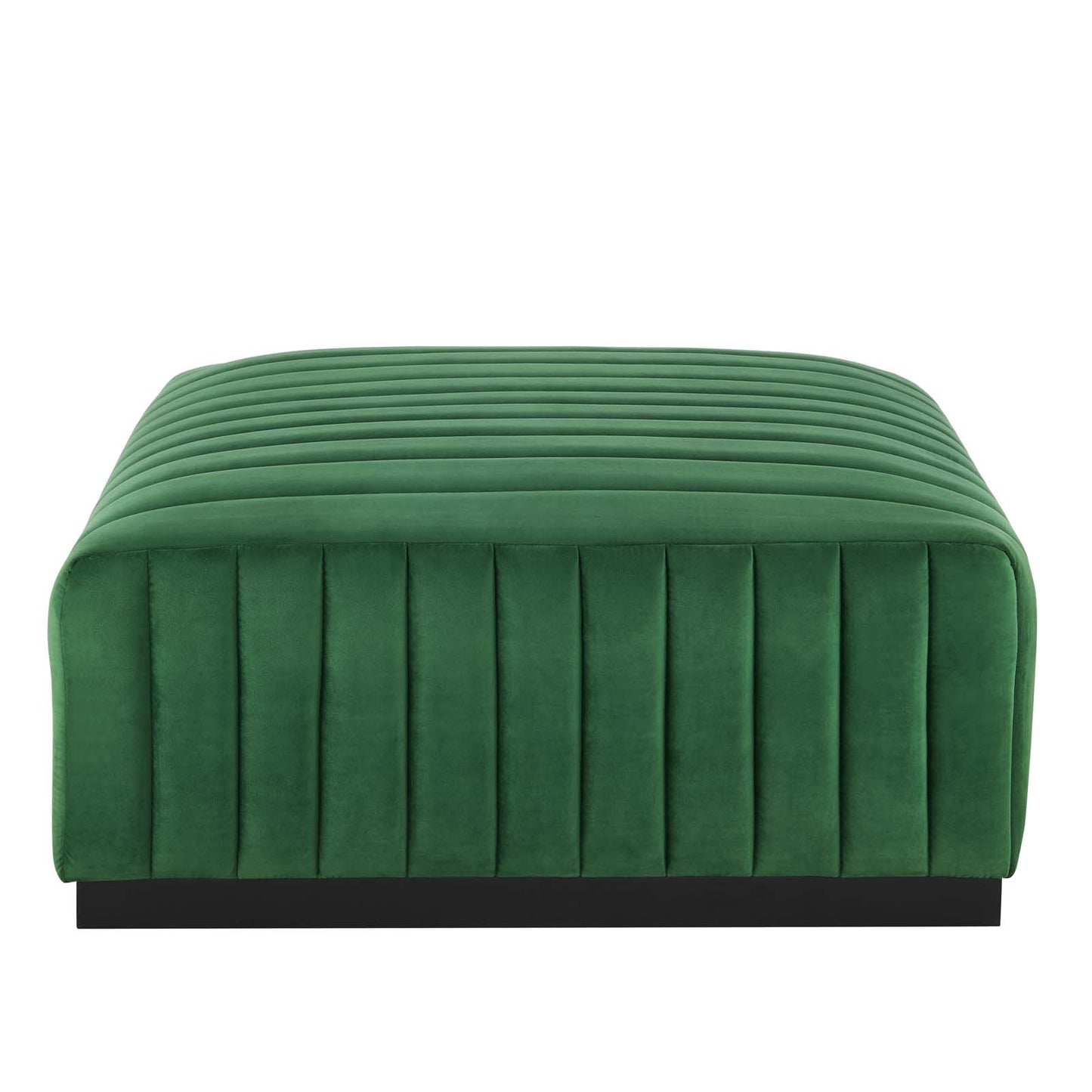 Conjure Channel Tufted Performance Velvet Ottoman By Modway - EEI-5500 | Ottomans | Modishstore - 8