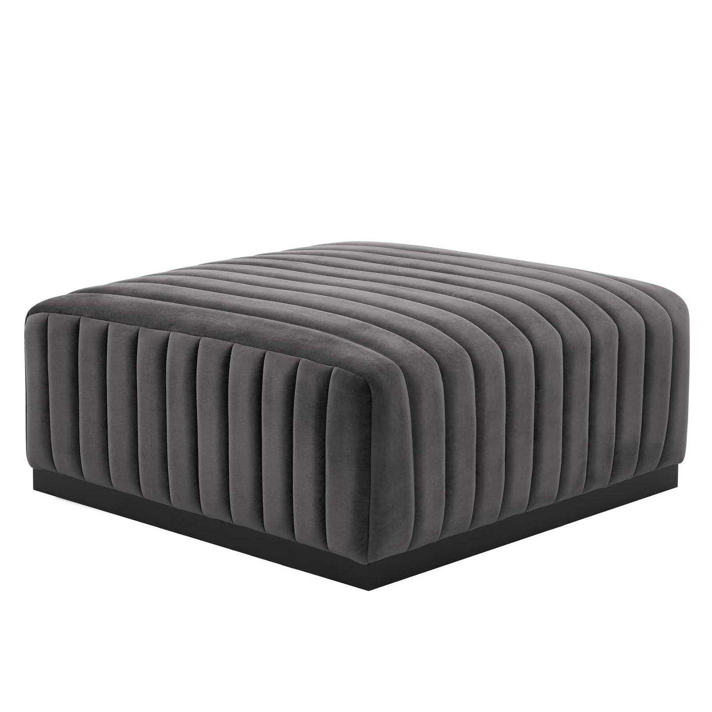 Conjure Channel Tufted Performance Velvet Ottoman By Modway - EEI-5500 | Ottomans | Modishstore - 11