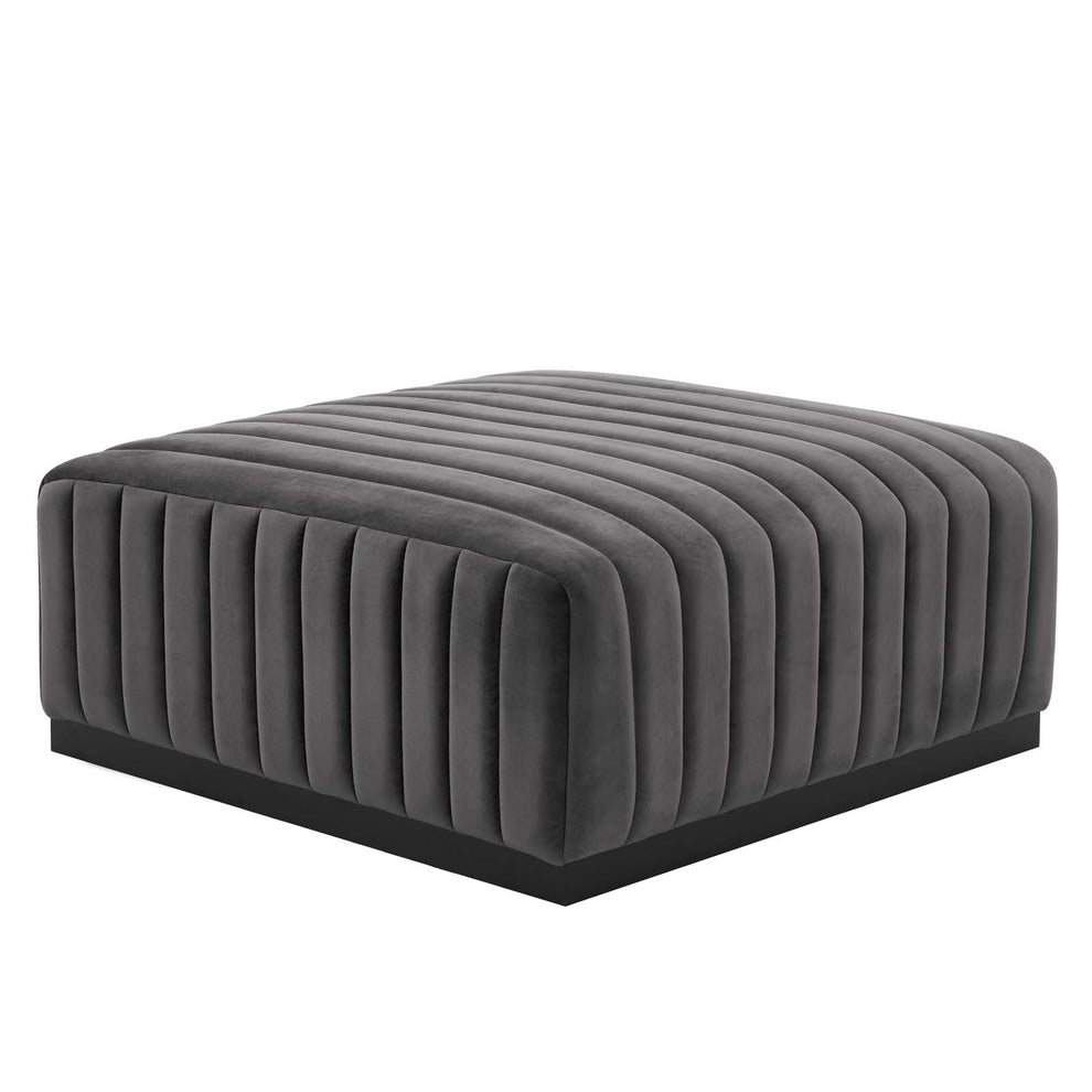 Conjure Channel Tufted Performance Velvet Ottoman By Modway - EEI-5500 | Ottomans | Modishstore - 11