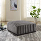 Conjure Channel Tufted Performance Velvet Ottoman By Modway - EEI-5500 | Ottomans | Modishstore - 15