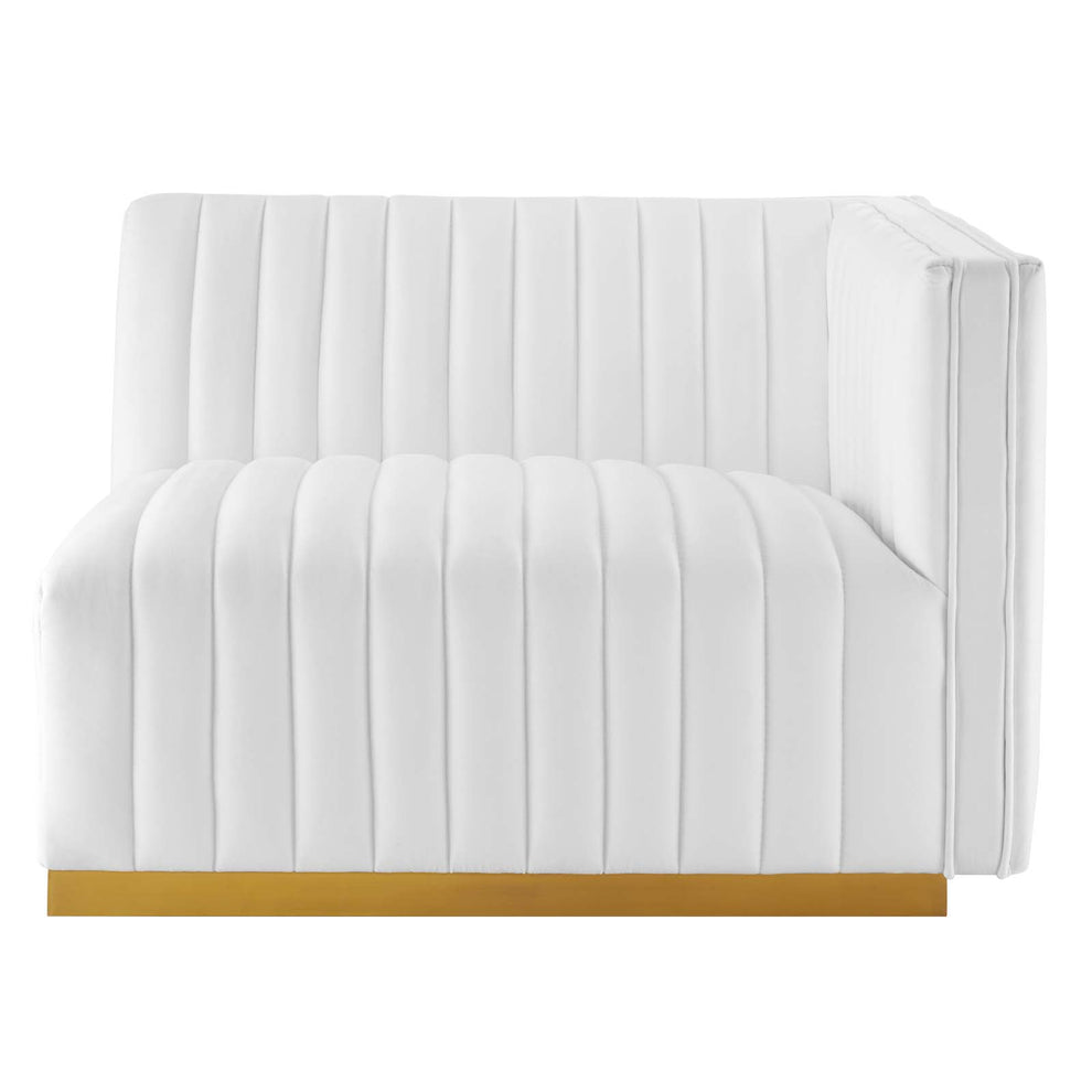 Conjure Channel Tufted Performance Velvet Right-Arm Chair By Modway - EEI-5503 | Armchairs | Modishstore - 26