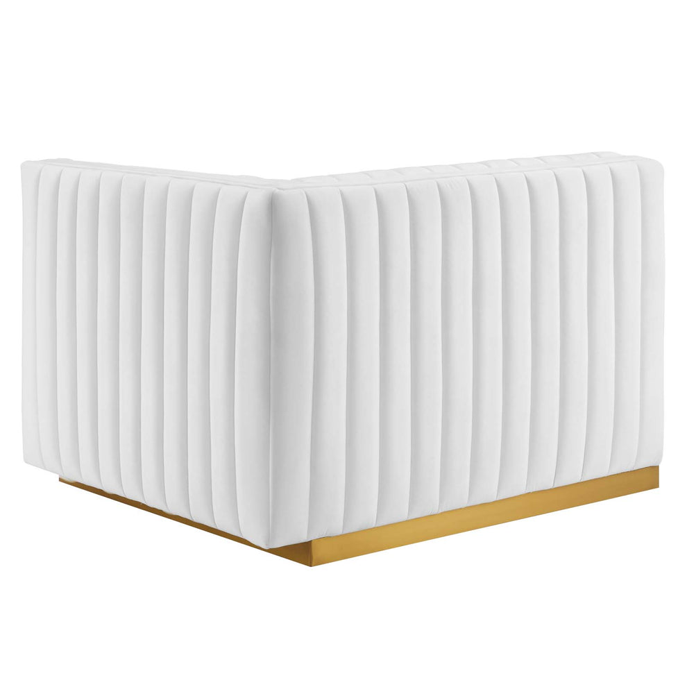 Conjure Channel Tufted Performance Velvet Right-Arm Chair By Modway - EEI-5503 | Armchairs | Modishstore - 27