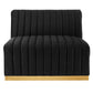 Conjure Channel Tufted Performance Velvet Armless Chair By Modway - EEI-5504 | Lounge Chairs | Modishstore - 4