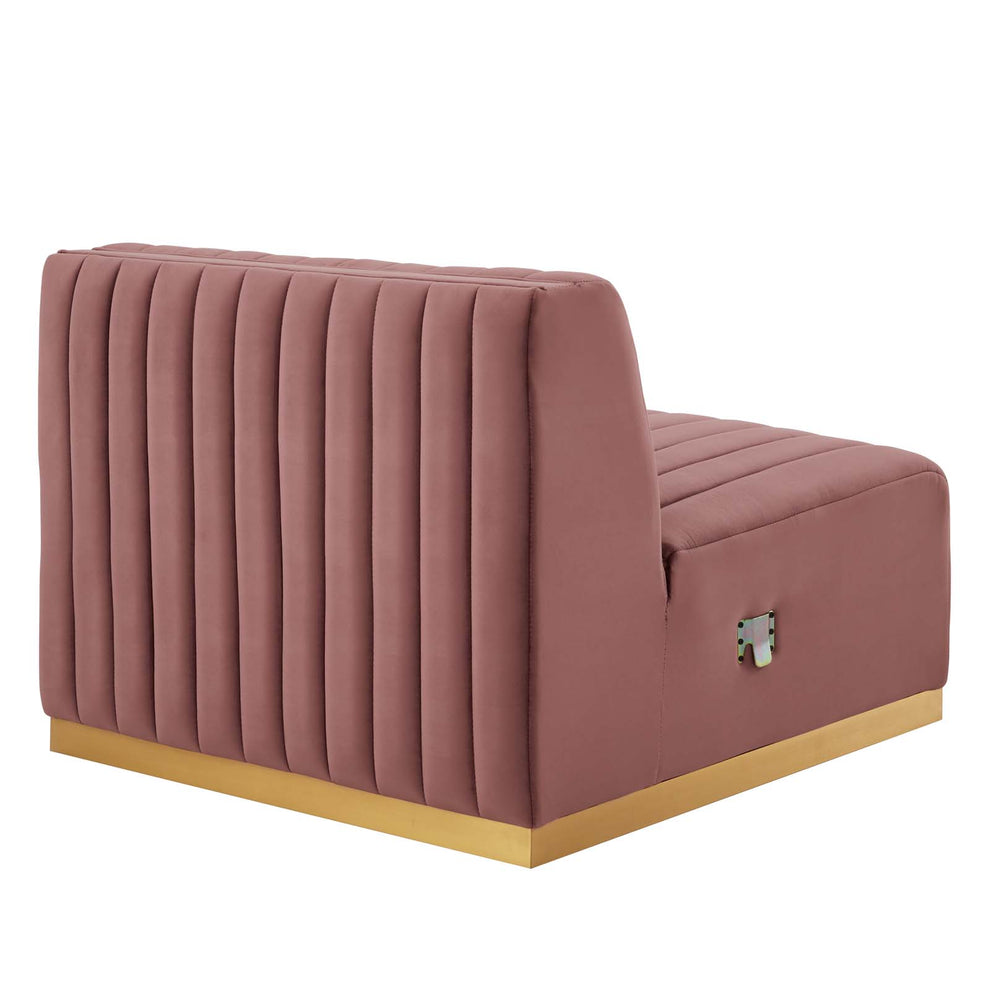 Conjure Channel Tufted Performance Velvet Armless Chair By Modway - EEI-5504 | Lounge Chairs | Modishstore - 10