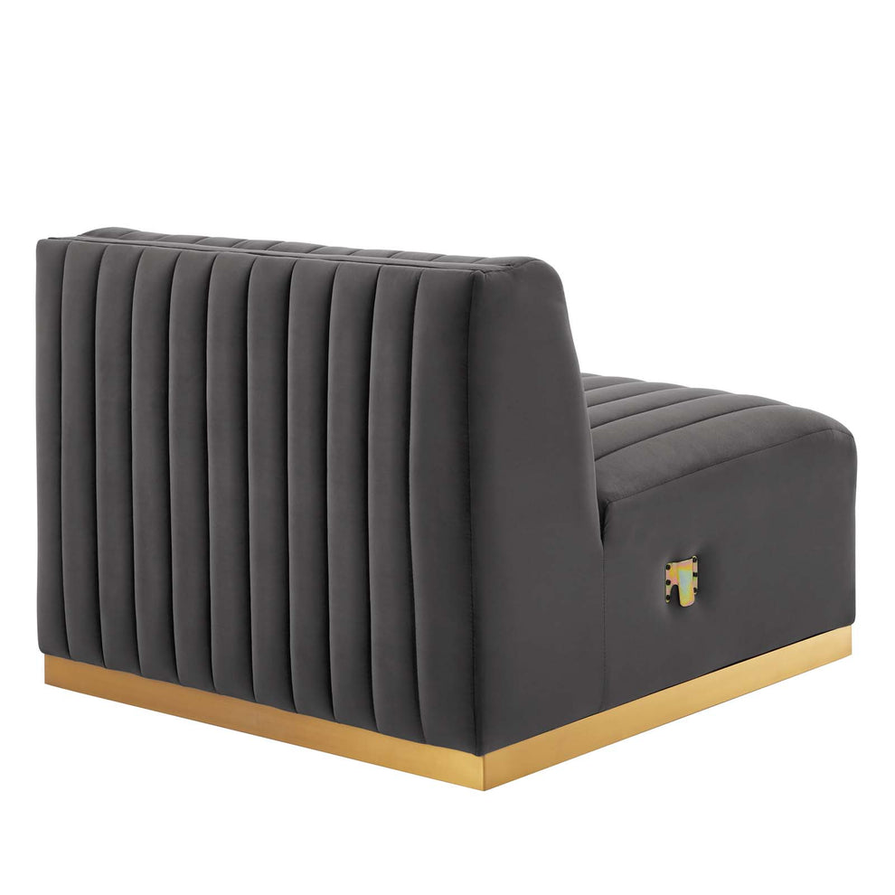 Conjure Channel Tufted Performance Velvet Armless Chair By Modway - EEI-5504 | Lounge Chairs | Modishstore - 17
