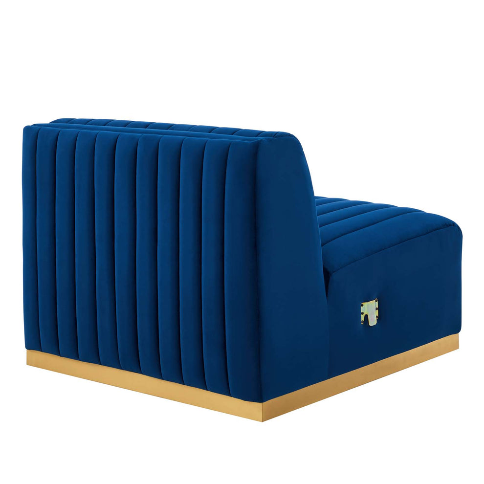 Conjure Channel Tufted Performance Velvet Armless Chair By Modway - EEI-5504 | Lounge Chairs | Modishstore - 24