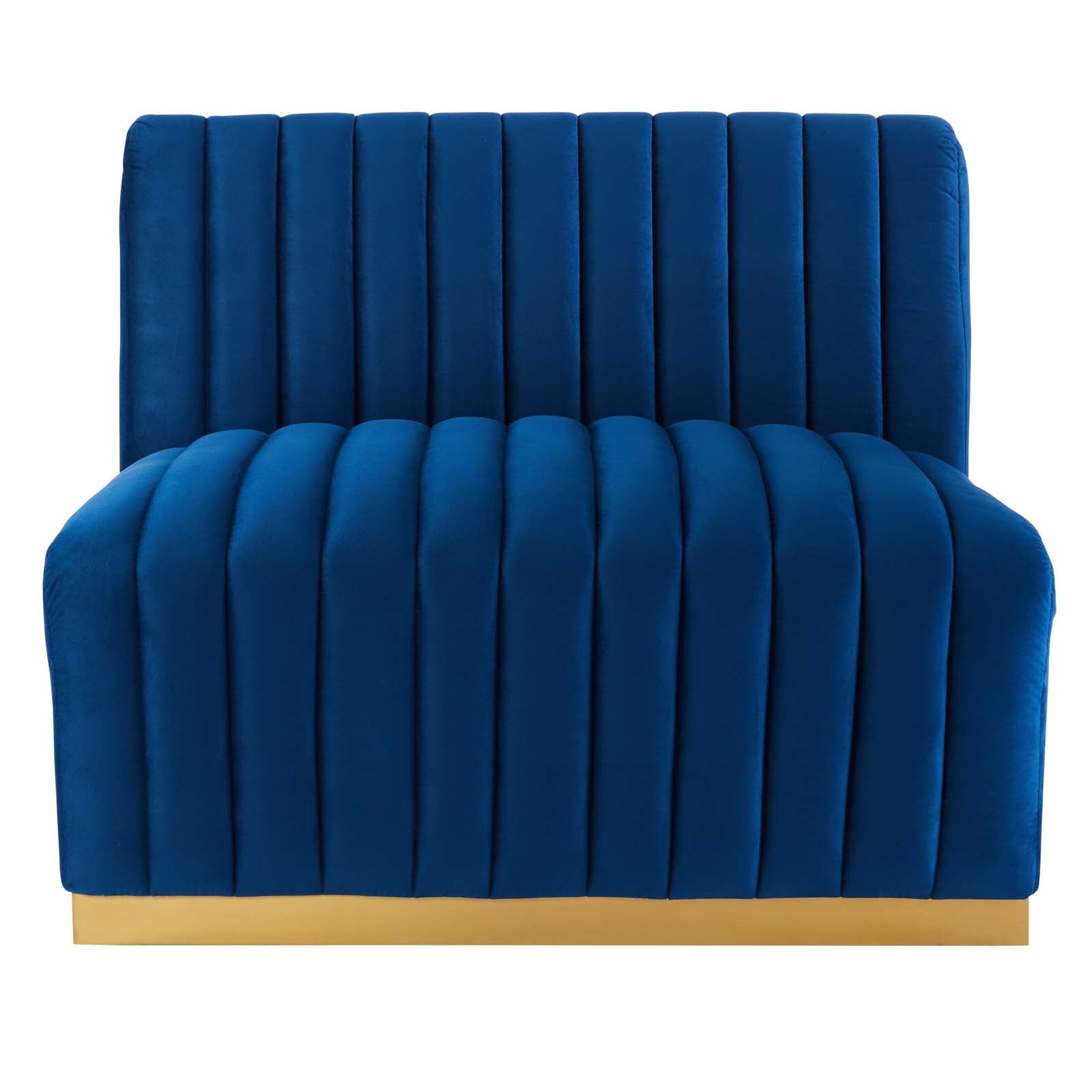 Conjure Channel Tufted Performance Velvet Armless Chair By Modway - EEI-5504 | Lounge Chairs | Modishstore - 25
