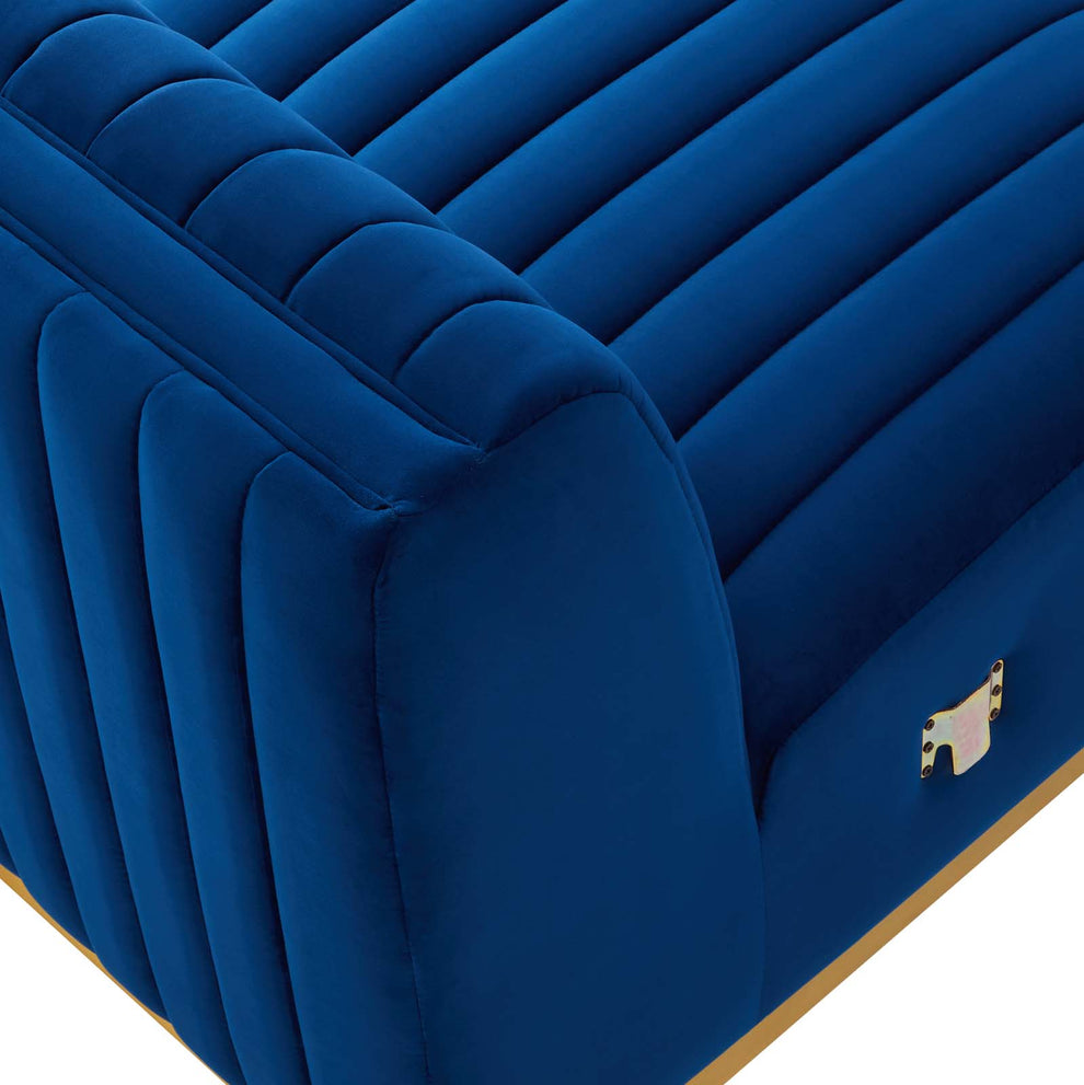 Conjure Channel Tufted Performance Velvet Armless Chair By Modway - EEI-5504 | Lounge Chairs | Modishstore - 26