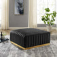 Conjure Channel Tufted Performance Velvet Ottoman By Modway - EEI-5507 | Ottomans | Modishstore - 1