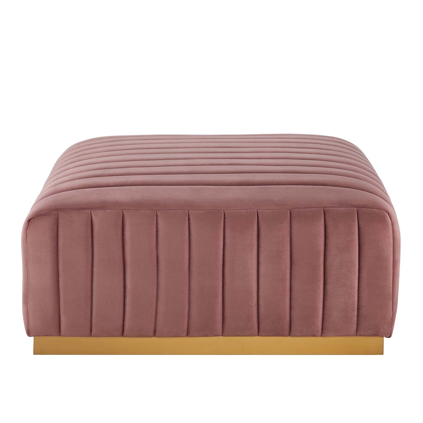 Conjure Channel Tufted Performance Velvet Ottoman By Modway - EEI-5507 | Ottomans | Modishstore - 7