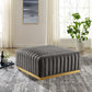 Conjure Channel Tufted Performance Velvet Ottoman By Modway - EEI-5507 | Ottomans | Modishstore - 15