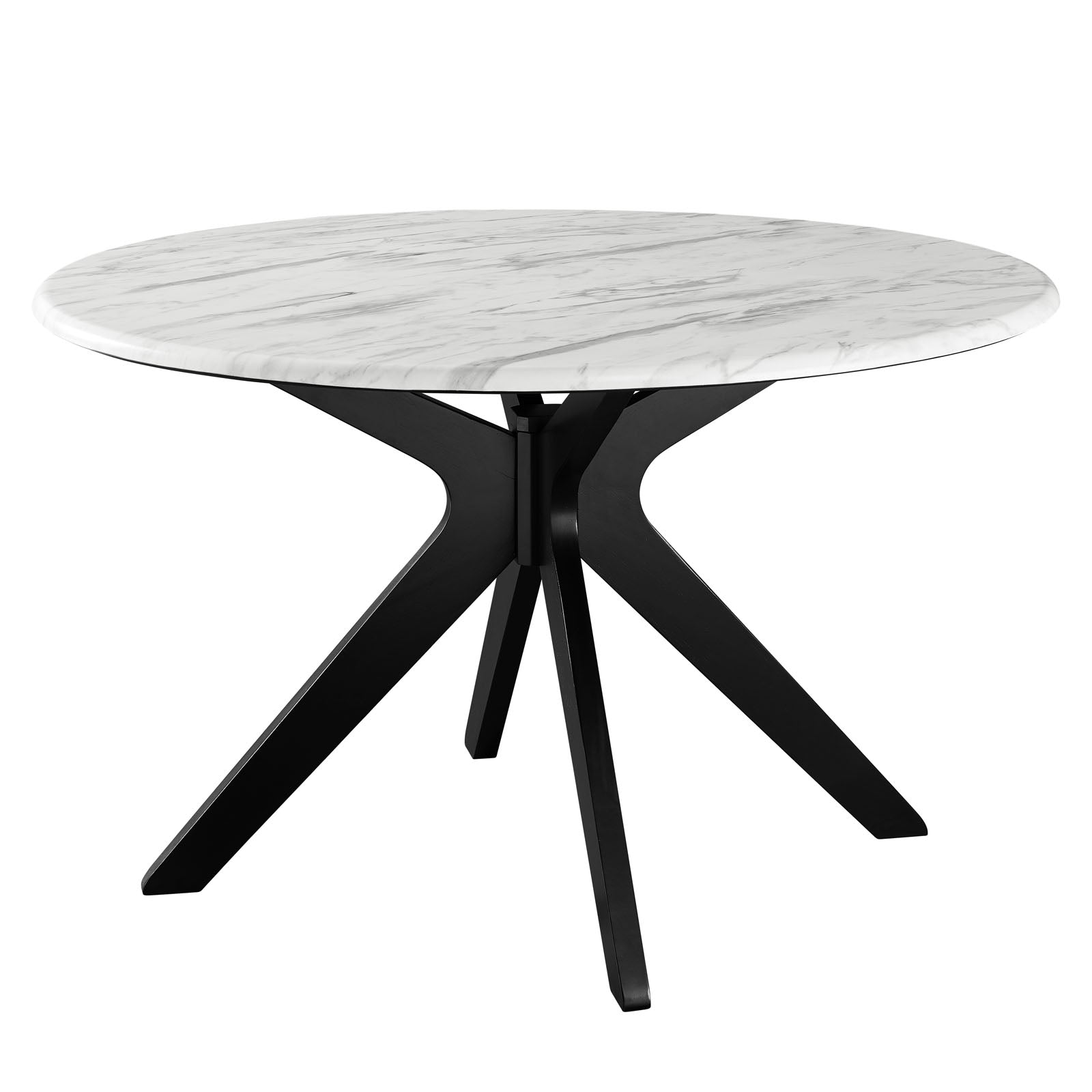 Modway Traverse 50" Round Performance Artificial Marble Dining Table | Dining Tables | Modishstore-3