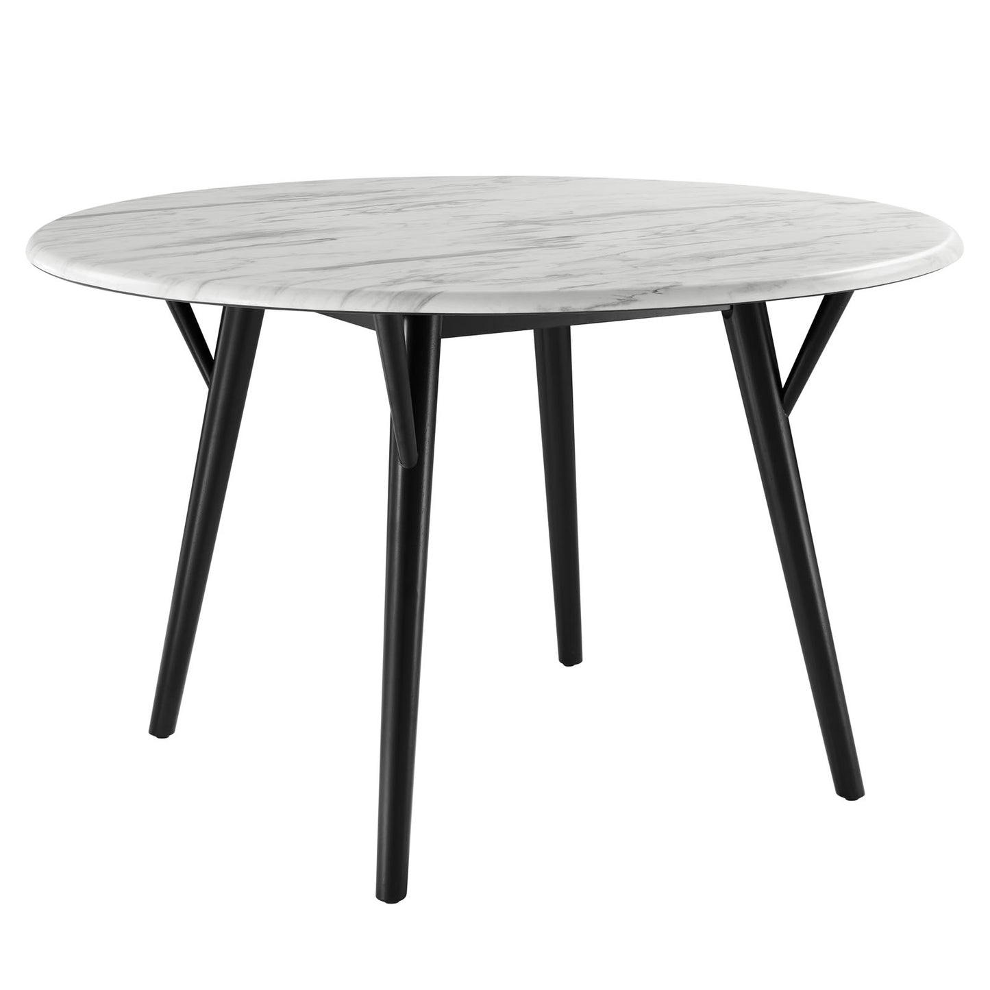 Modway Gallant 50" Round Performance Artificial Marble Dining Table | Dining Tables | Modishstore-3