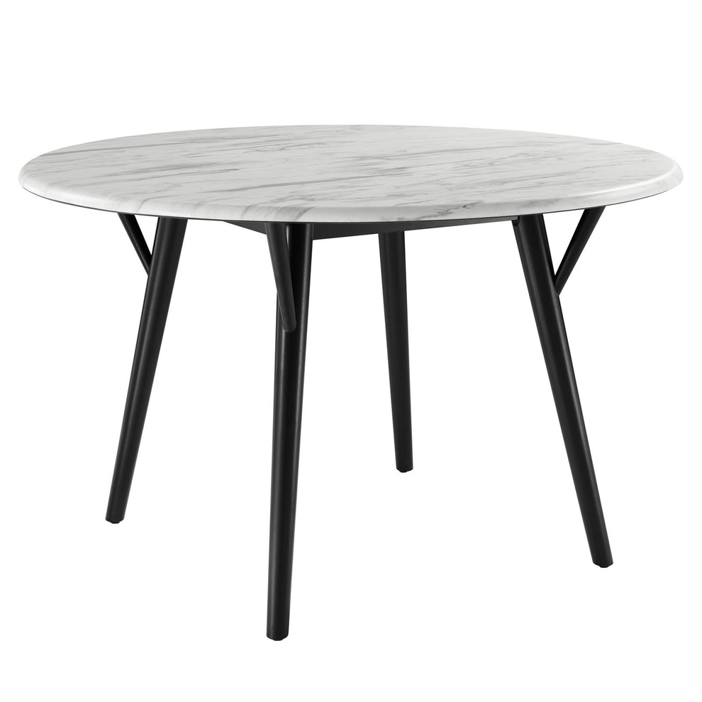 Modway Gallant 50" Round Performance Artificial Marble Dining Table - EEI-5509 | Dining Tables | Modishstore - 3