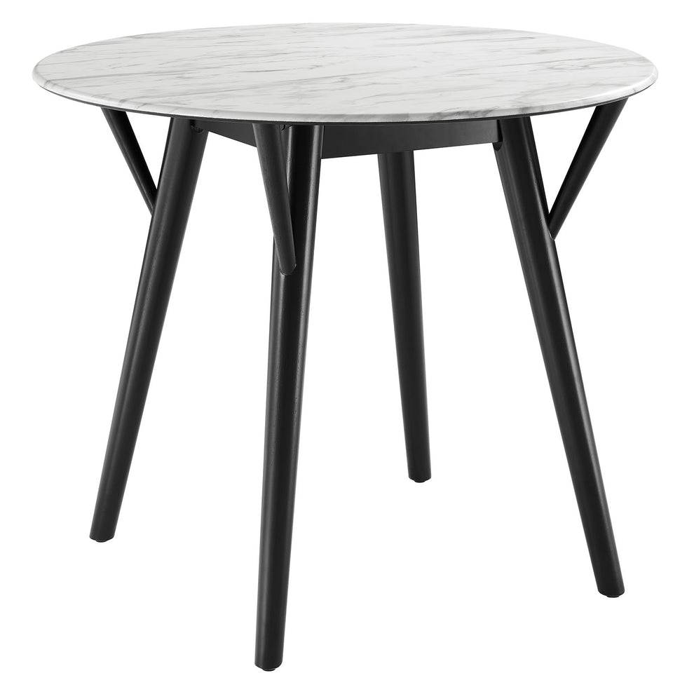 Modway Gallant 36" Round Performance Artificial Marble Dining Table - EEI-5514 | Dining Tables | Modishstore - 2