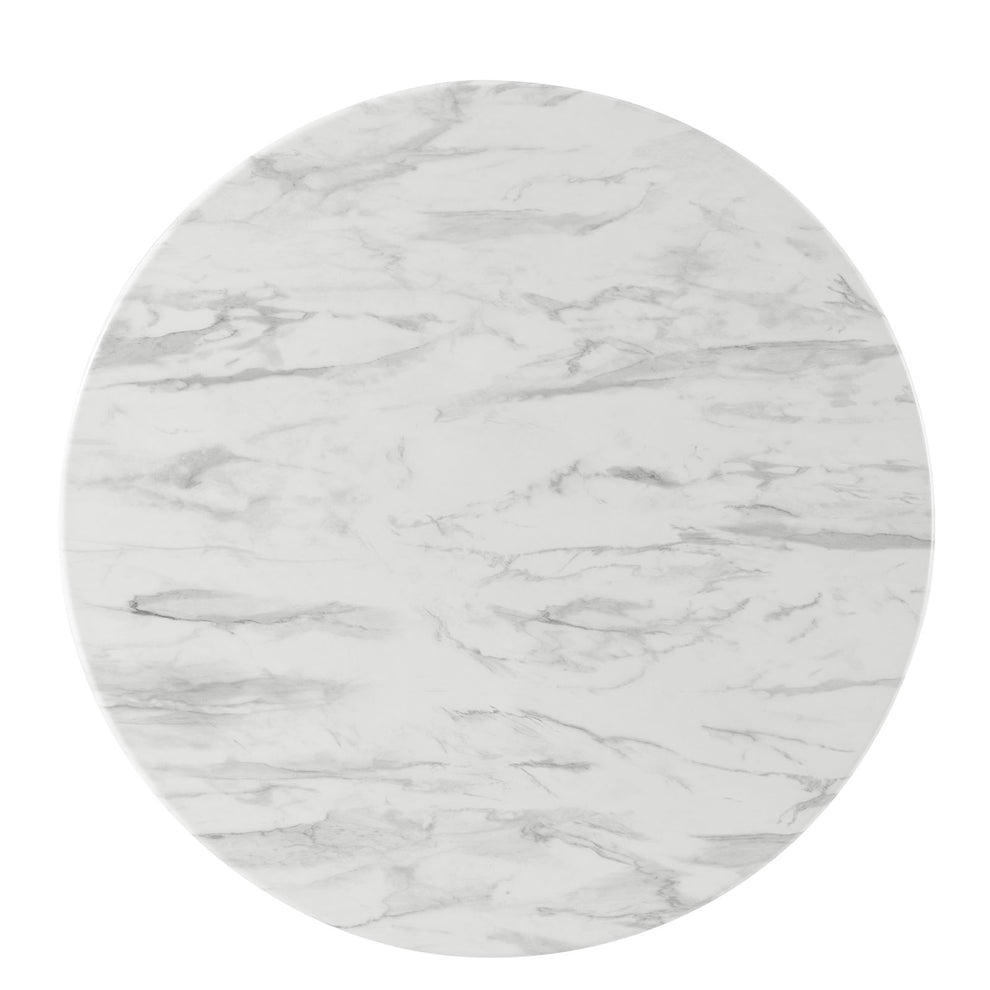Modway Gallant 36" Round Performance Artificial Marble Dining Table - EEI-5514 | Dining Tables | Modishstore - 6