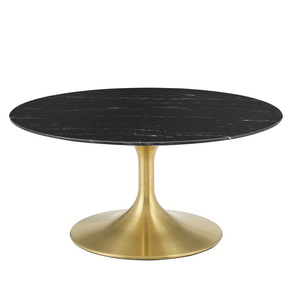 Modway Lippa 36" Artificial Marble Coffee Table - EEI-5521 | Coffee Tables | Modishstore - 2