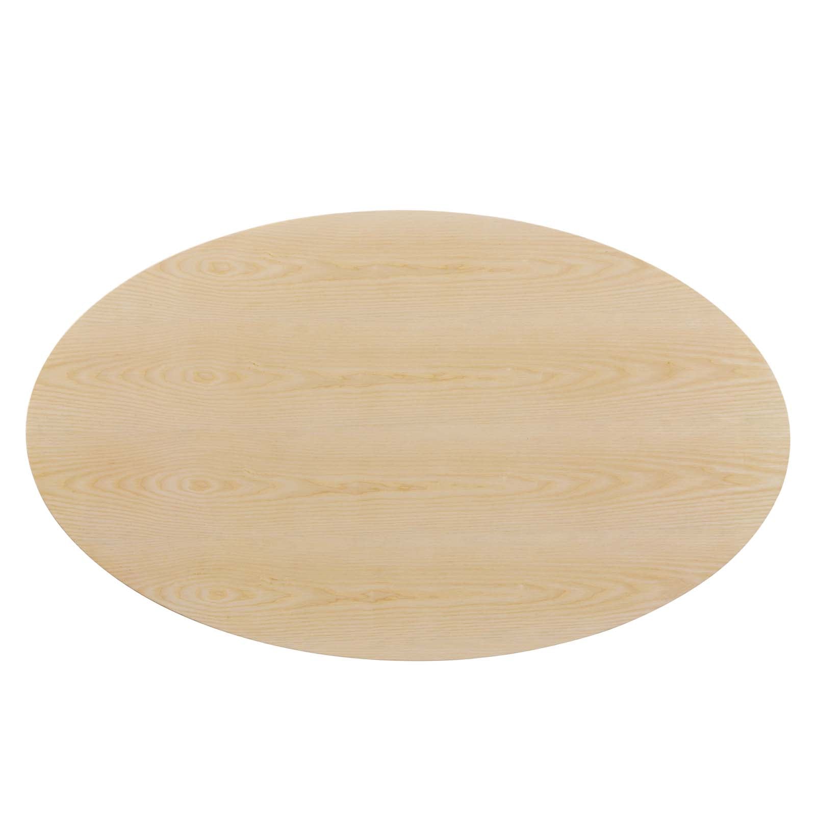 Lippa 60" Oval Wood Dining Table By Modway - EEI-5525 | Dining Tables | Modishstore - 3