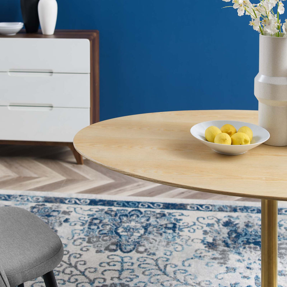 Lippa 60" Oval Wood Dining Table By Modway - EEI-5525 | Dining Tables | Modishstore - 6