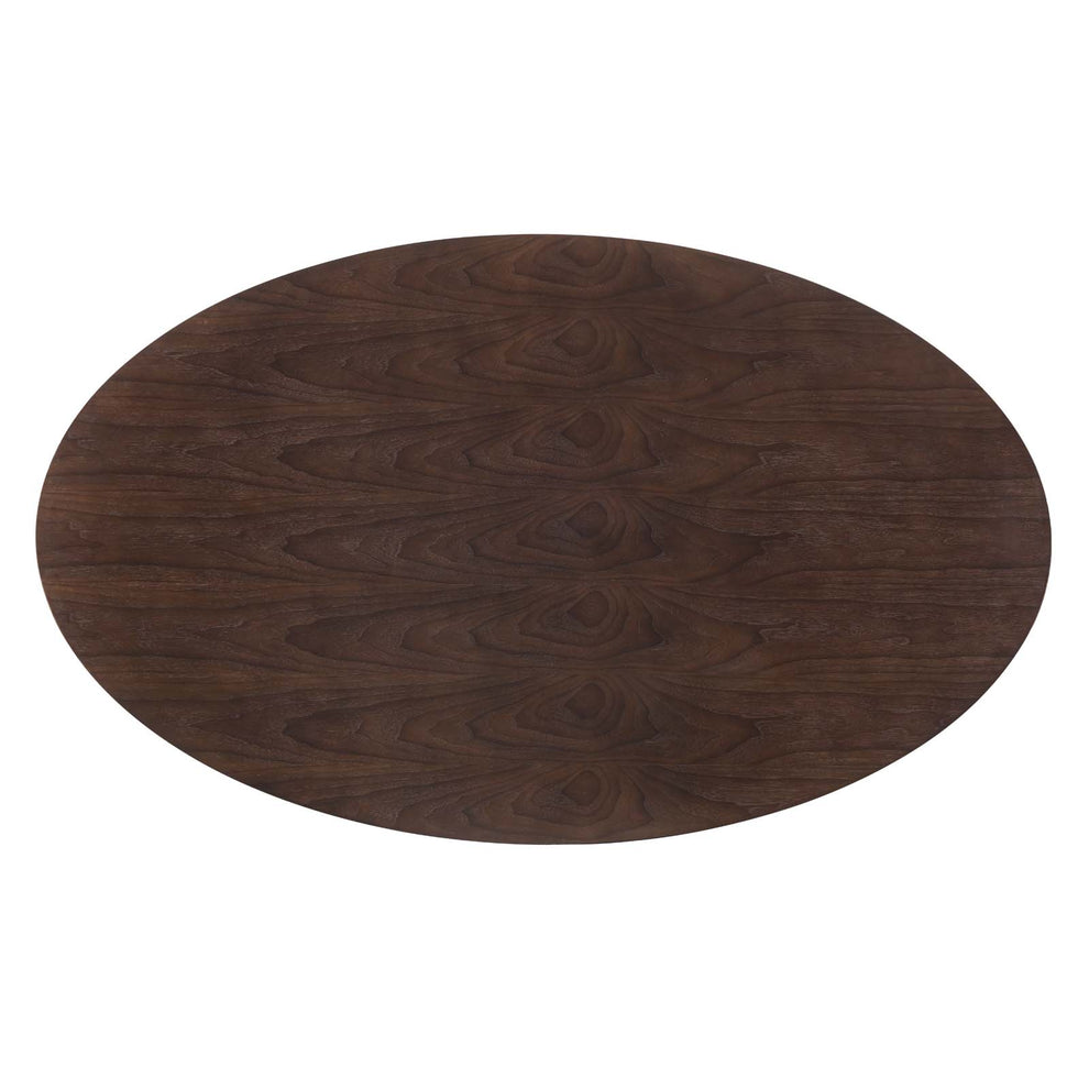 Modway Lippa 78" Oval Wood Dining Table - EEI-5526 | Dining Tables | Modishstore - 3