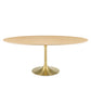 Lippa 78" Oval Wood Dining Table By Modway - EEI-5527 | Dining Tables | Modishstore - 2