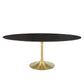 Modway Lippa 78" Oval Artificial Marble Dining Table | Dining Tables | Modishstore-2