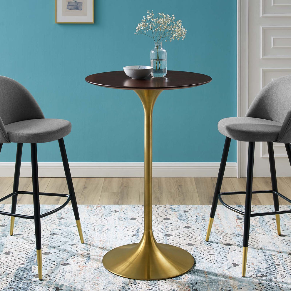 Modway Lippa 28" Wood Bar Table - EEI-5529 | Dining Tables | Modishstore - 2