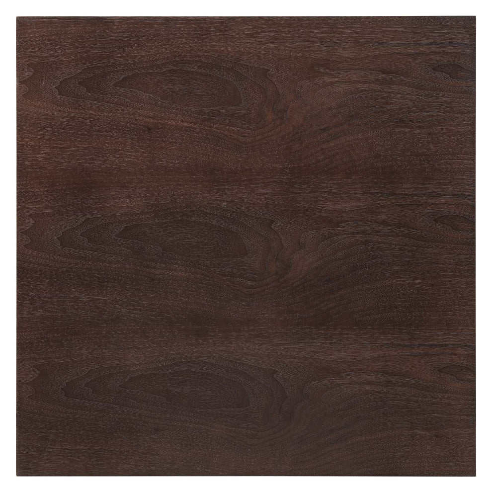 Modway Lippa 28" Square Wood Bar Table - EEI-5531 | Dining Tables | Modishstore - 3