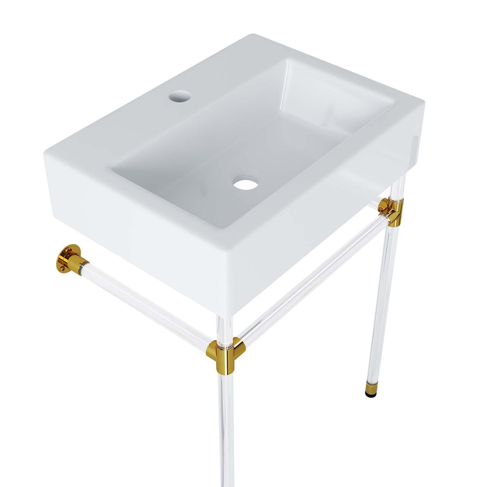 Redeem 24" Acrylic Wall-Mount Bathroom Vanity By Modway - EEI-5535 | Bathroom Accessories | Modishstore - 3