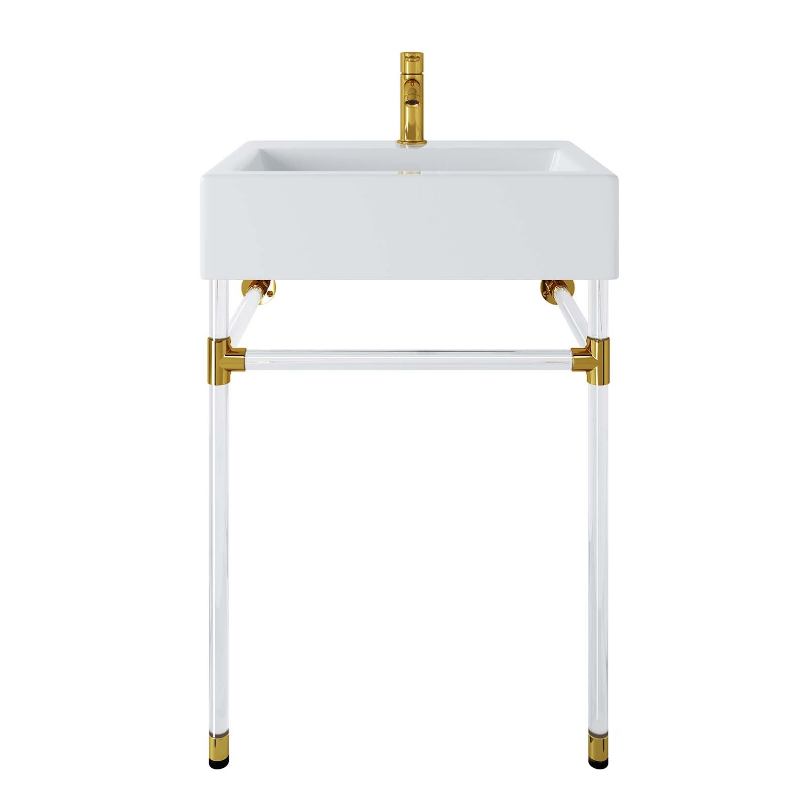Redeem 24" Acrylic Wall-Mount Bathroom Vanity By Modway - EEI-5535 | Bathroom Accessories | Modishstore - 6