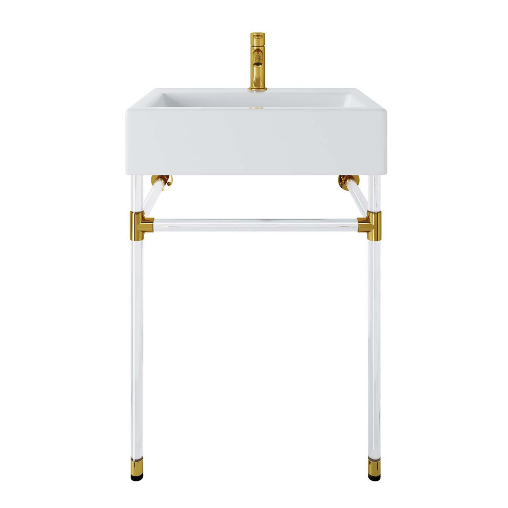 Redeem 24" Acrylic Wall-Mount Bathroom Vanity By Modway - EEI-5535 | Bathroom Accessories | Modishstore - 6