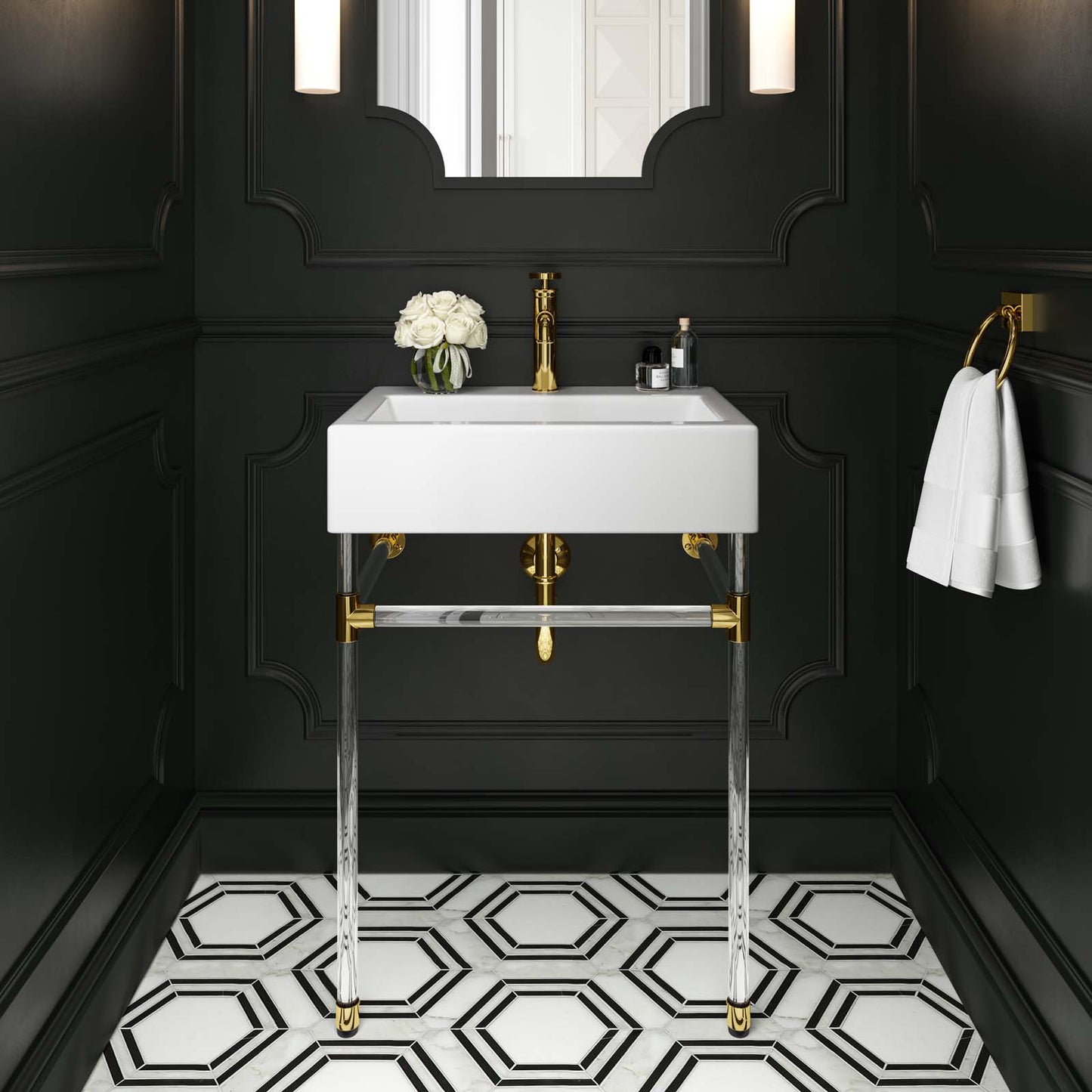Redeem 24" Acrylic Wall-Mount Bathroom Vanity By Modway - EEI-5535 | Bathroom Accessories | Modishstore - 1