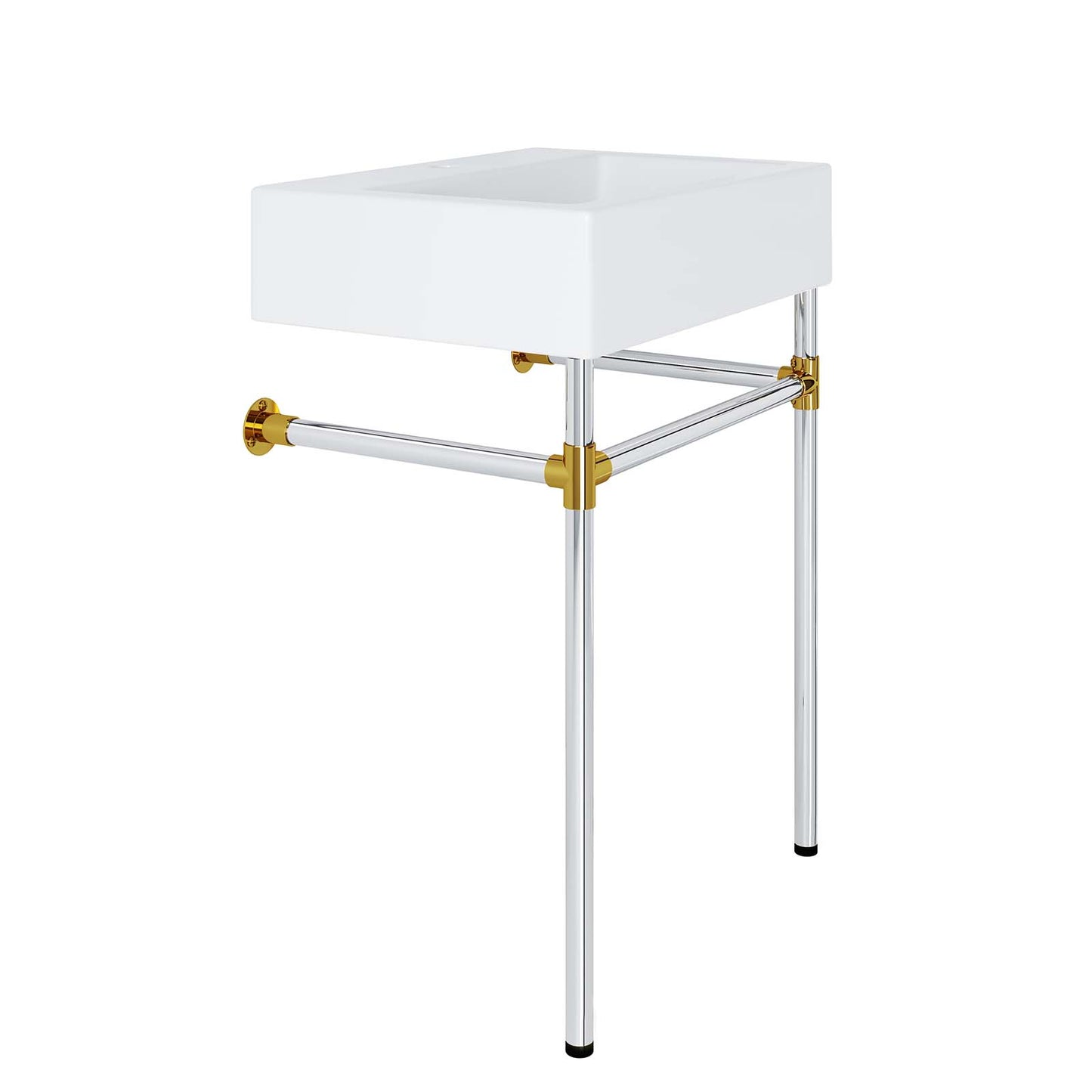 Redeem 24" Silver Stainless Steel Wall-Mount Bathroom Vanity By Modway - EEI-5538 | Bathroom Accessories | Modishstore - 4