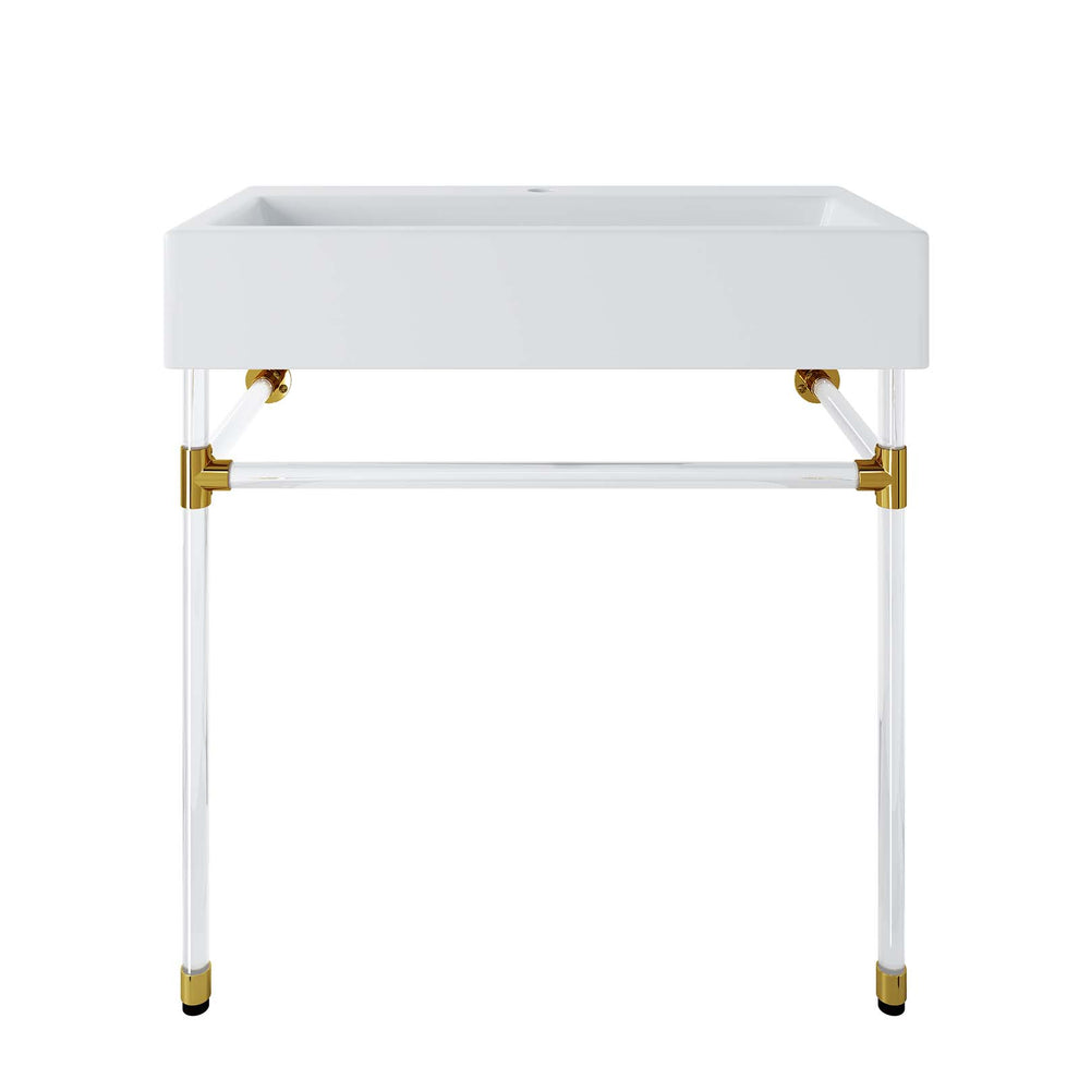 Redeem 32" Acrylic Wall-Mount Bathroom Vanity By Modway - EEI-5539 | Bathroom Accessories | Modishstore - 2