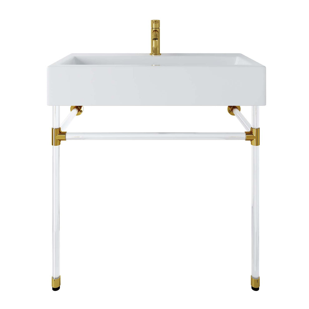 Redeem 32" Acrylic Wall-Mount Bathroom Vanity By Modway - EEI-5539 | Bathroom Accessories | Modishstore - 6