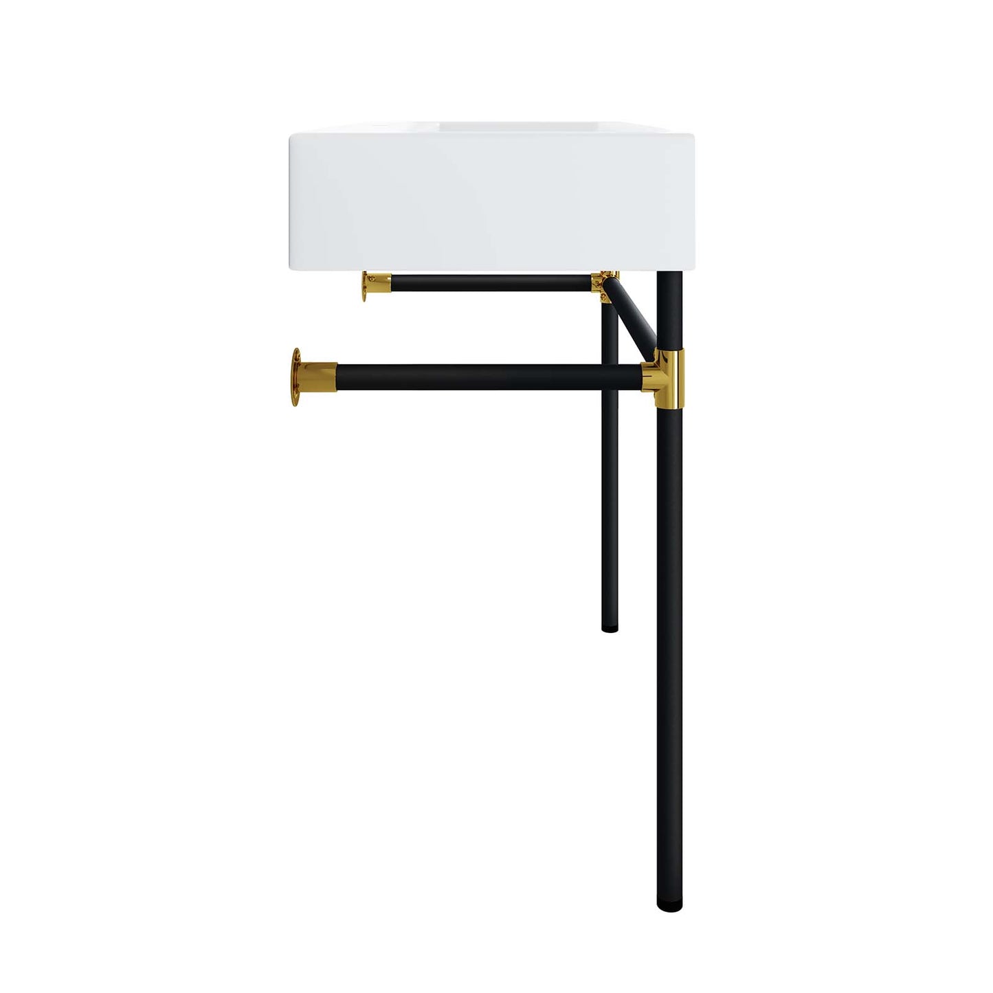 Redeem 32" Black Stainless Steel Wall-Mount Bathroom Vanity By Modway - EEI-5541 | Bathroom Accessories | Modishstore - 5