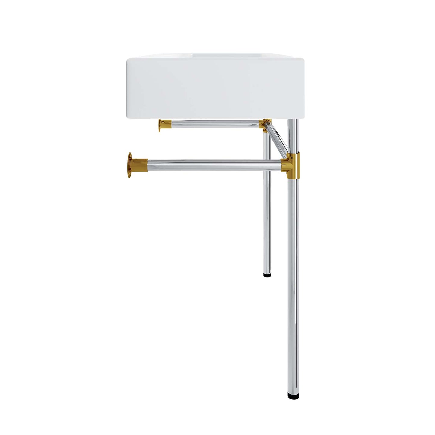 Redeem 32" Silver Stainless Steel Wall-Mount Bathroom Vanity By Modway - EEI-5542 | Bathroom Accessories | Modishstore - 5