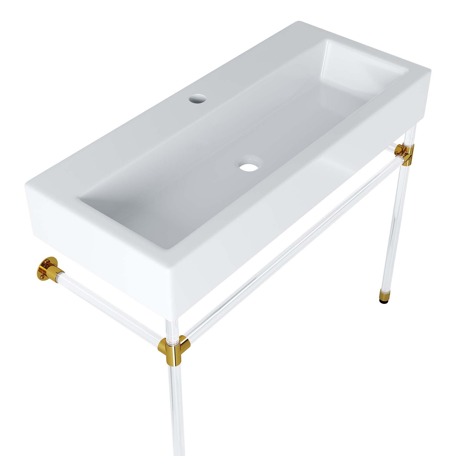 Redeem 40" Acrylic Wall-Mount Bathroom Vanity By Modway - EEI-5543 | Bathroom Accessories | Modishstore - 3