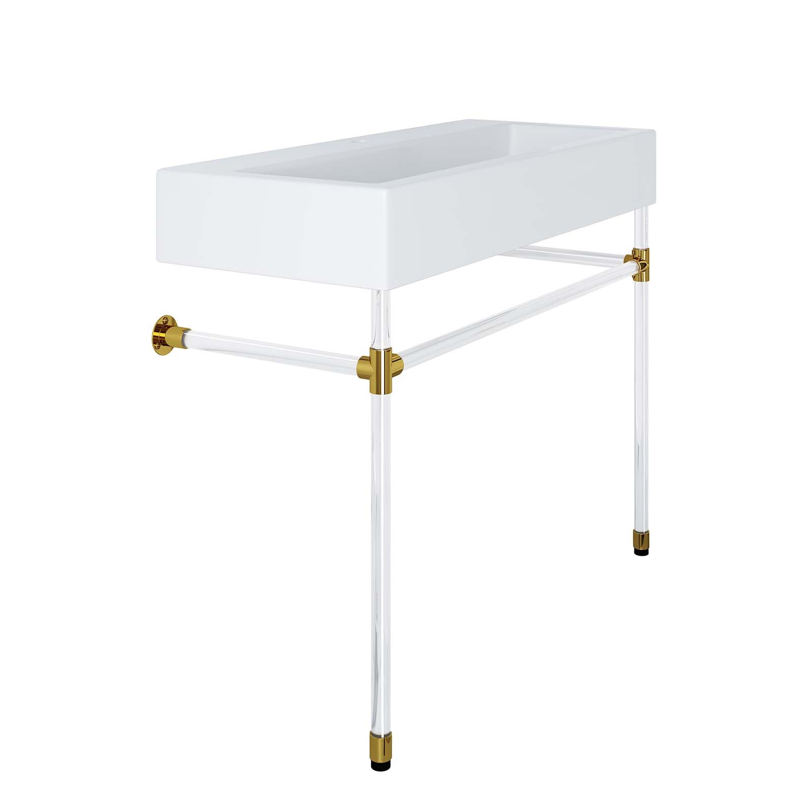 Redeem 40" Acrylic Wall-Mount Bathroom Vanity By Modway - EEI-5543 | Bathroom Accessories | Modishstore - 6