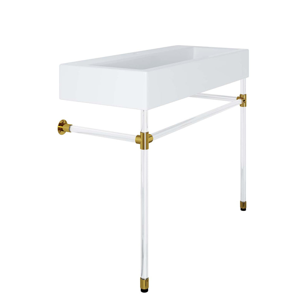Redeem 40" Acrylic Wall-Mount Bathroom Vanity By Modway - EEI-5543 | Bathroom Accessories | Modishstore - 6