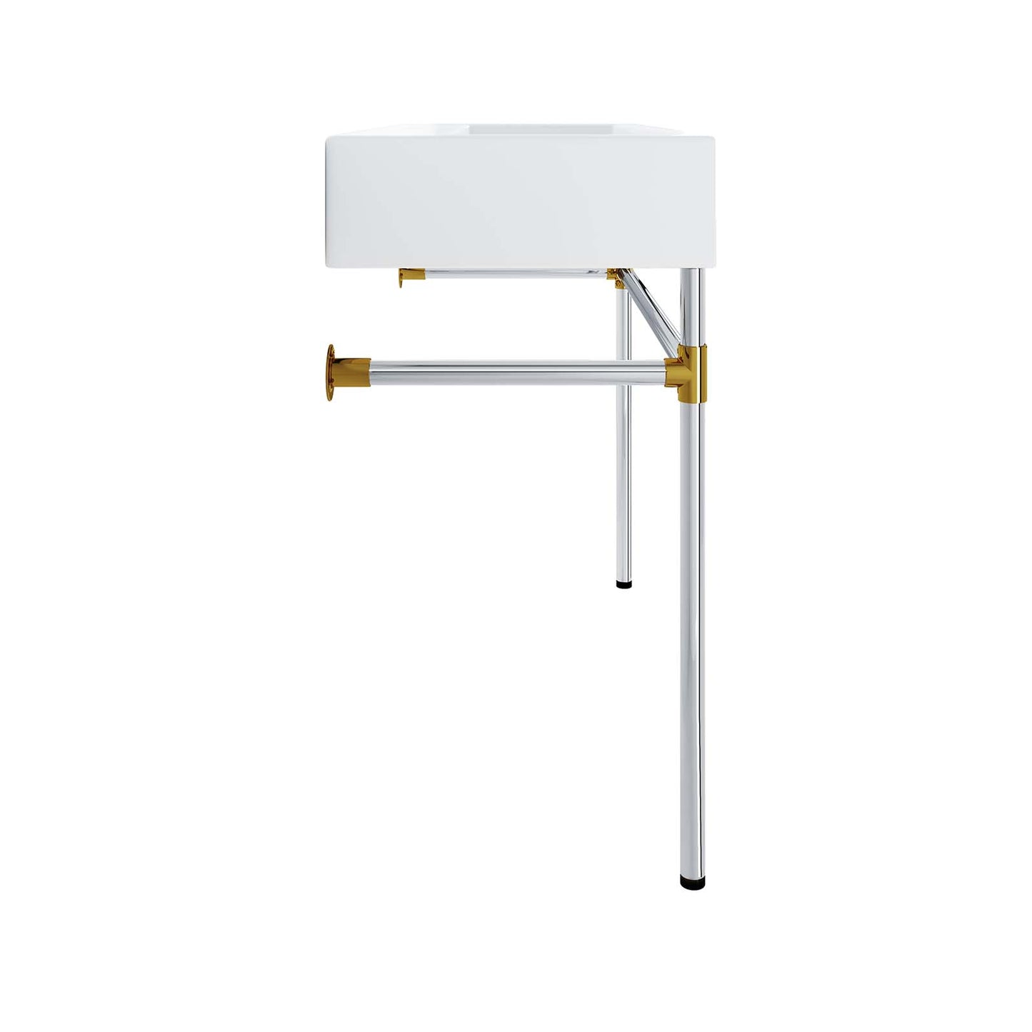 Redeem 40" Silver Stainless Steel Wall-Mount Bathroom Vanity By Modway - EEI-5546 | Bathroom Accessories | Modishstore - 5