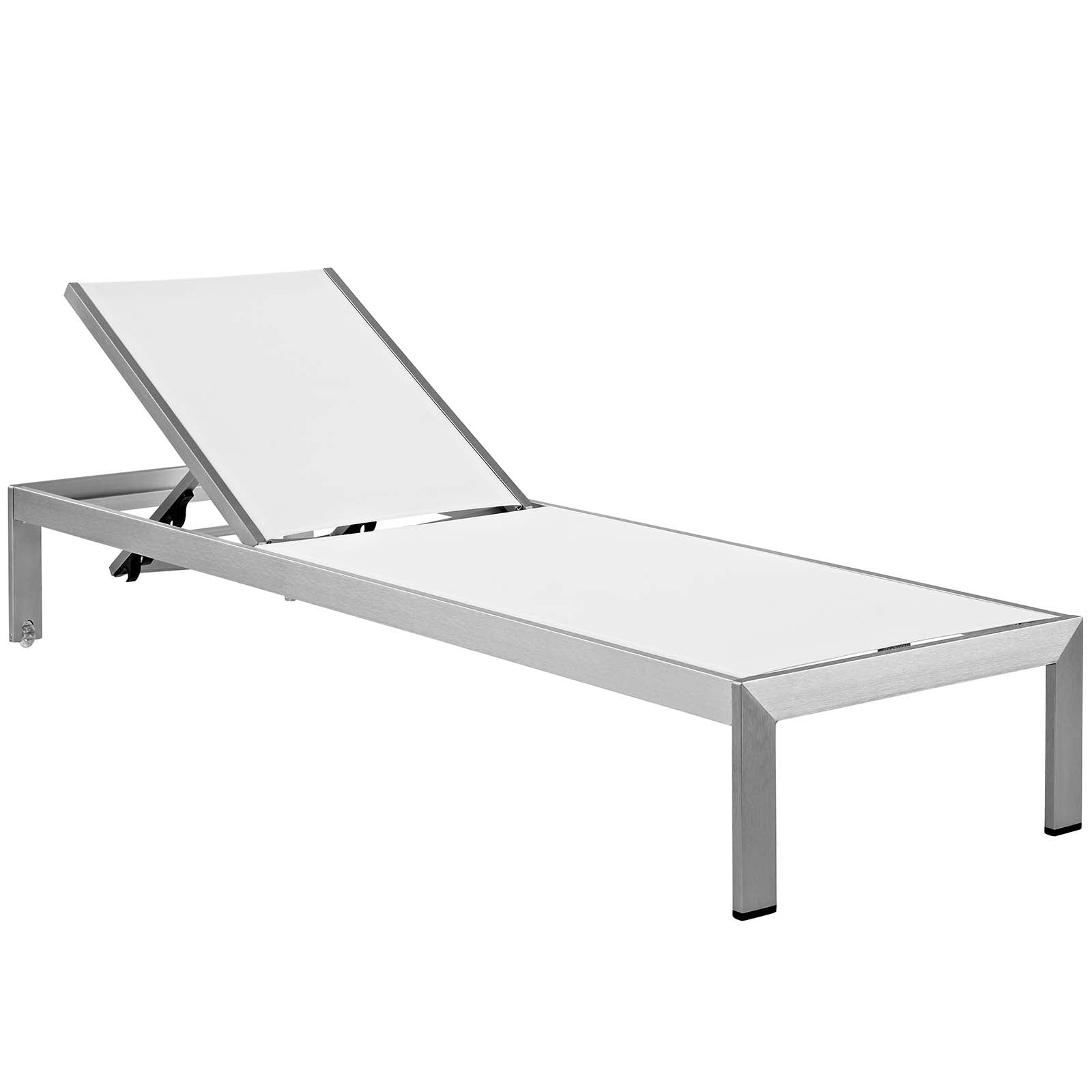Shore Outdoor Patio Aluminum Chaise with Cushions By Modway | Outdoor Recliners & Lounge Chairs | Modishstore-3