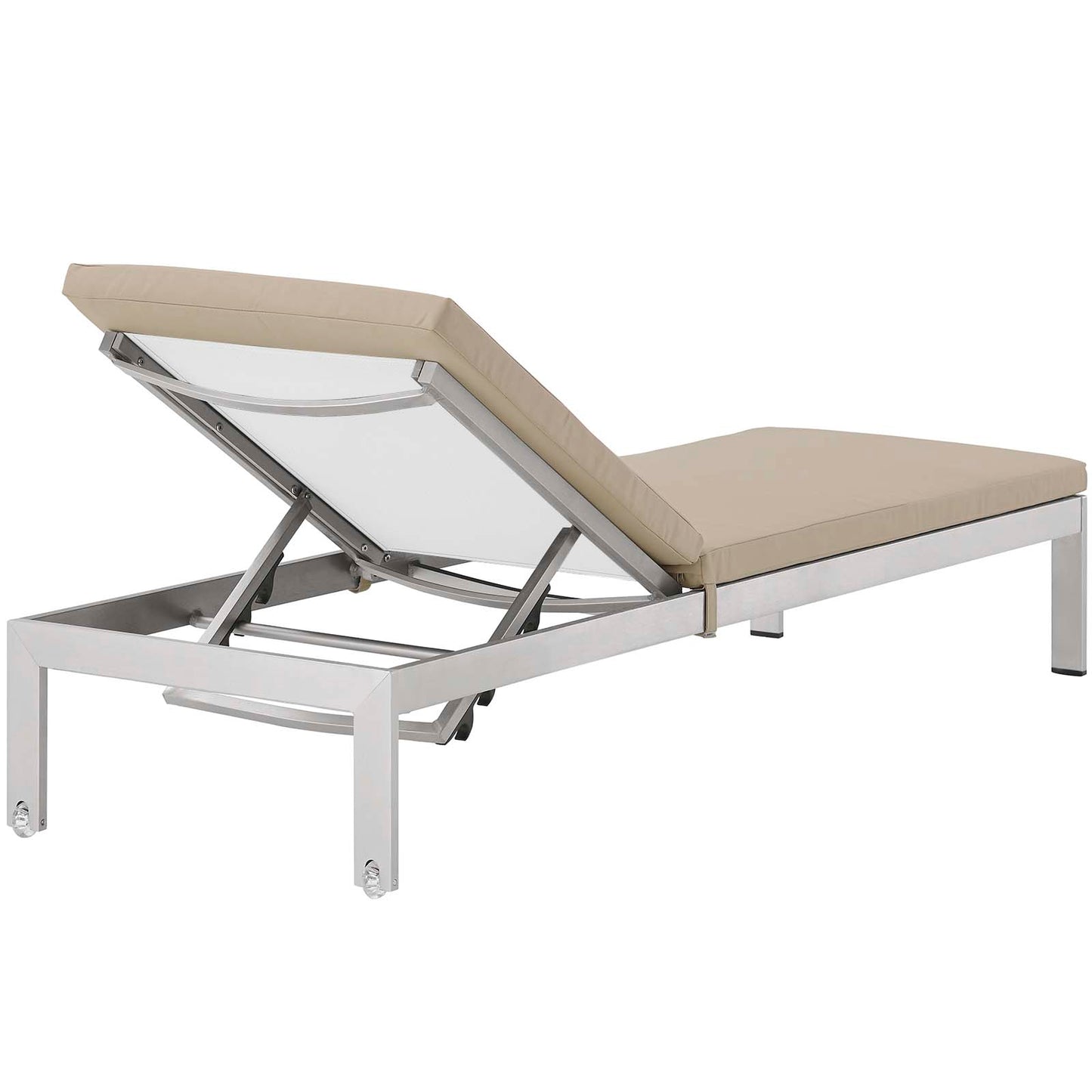 Shore Outdoor Patio Aluminum Chaise with Cushions By Modway - EEI-5547 | Outdoor Recliners & Lounge Chairs | Modishstore - 5
