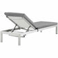 Shore Outdoor Patio Aluminum Chaise with Cushions By Modway | Outdoor Recliners & Lounge Chairs | Modishstore-9