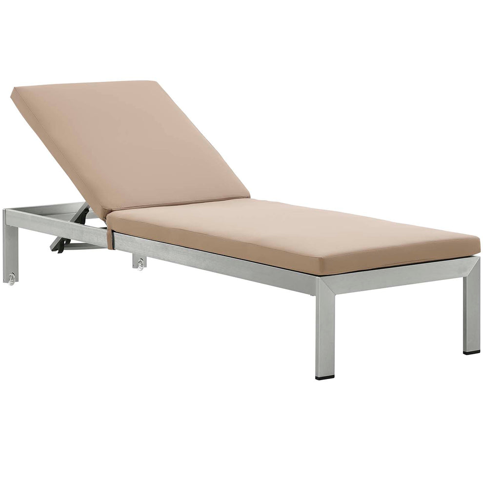 Shore Outdoor Patio Aluminum Chaise with Cushions By Modway - EEI-5547 | Outdoor Recliners & Lounge Chairs | Modishstore - 11