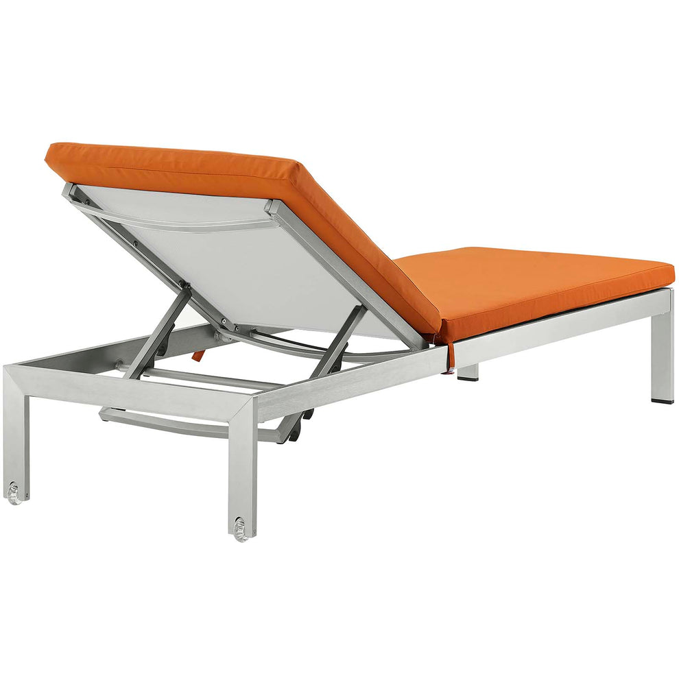 Shore Outdoor Patio Aluminum Chaise with Cushions By Modway - EEI-5547 | Outdoor Recliners & Lounge Chairs | Modishstore - 24